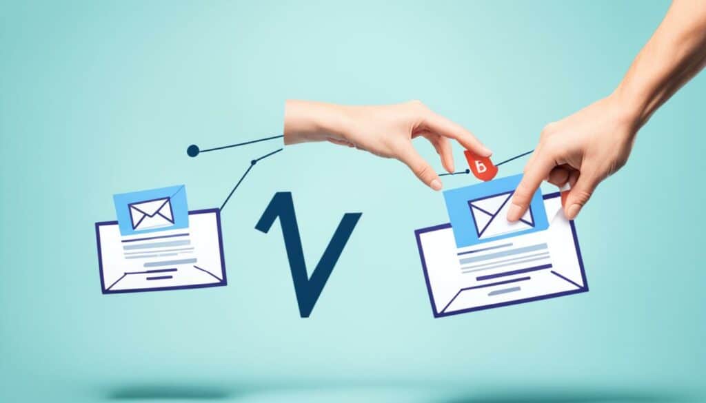 A/B testing email campaigns