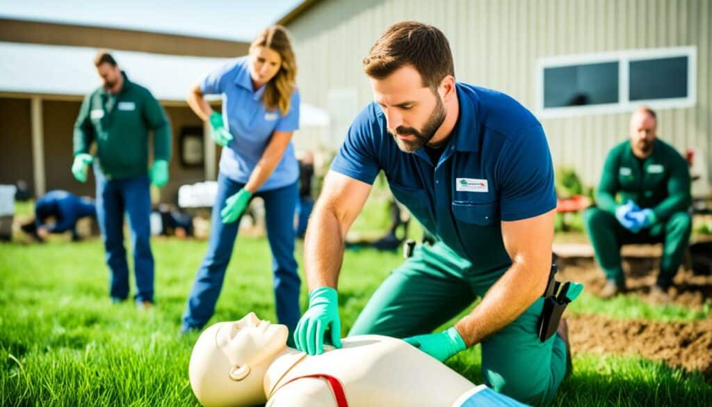 Agricultural first aid training