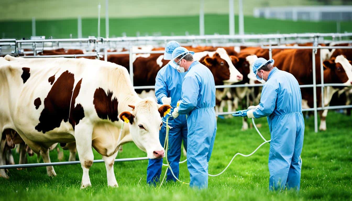 Biotech livestock breeding