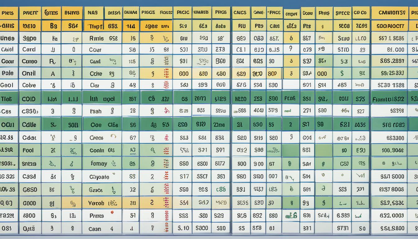 Daily commodity prices
