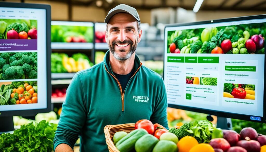 E-commerce for direct farm-to-consumer sales