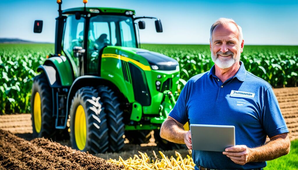 FarmCommand app usage in the field