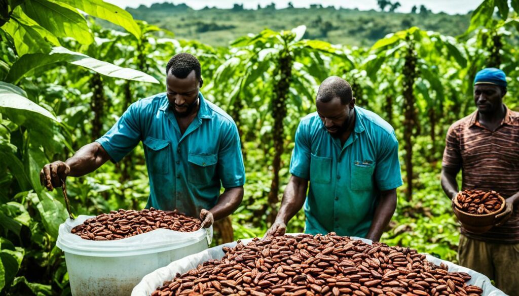 Ghana cocoa farmers