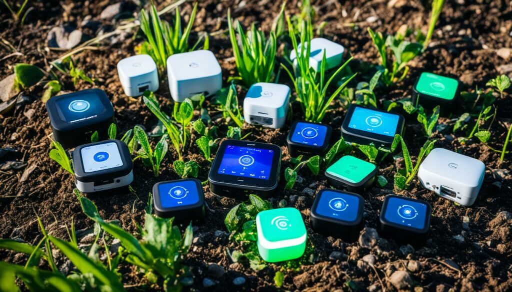 IoT devices for farm monitoring