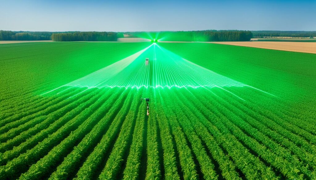 Laser Scarecrows for Crop Protection