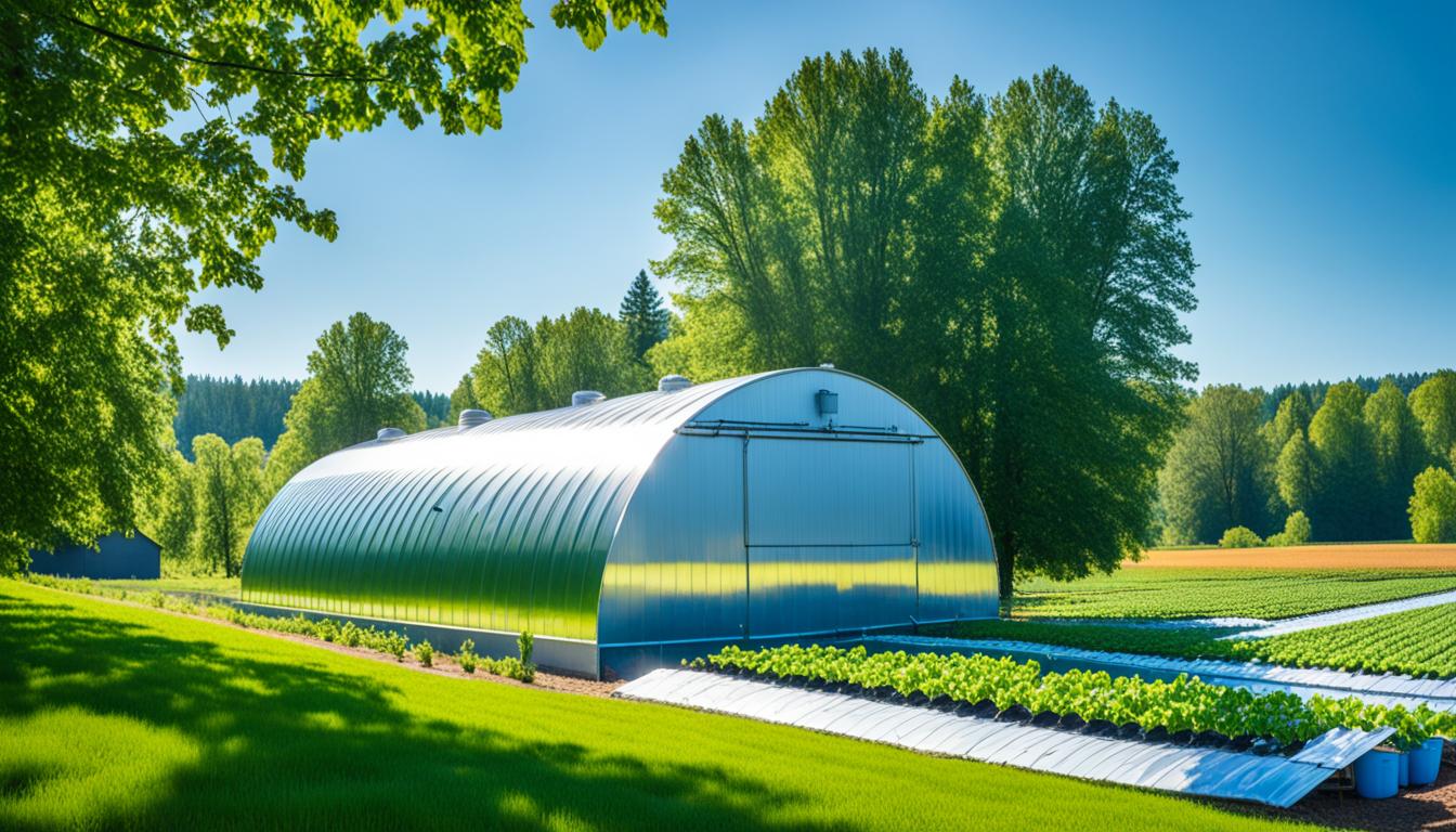 Rainwater harvesting farming