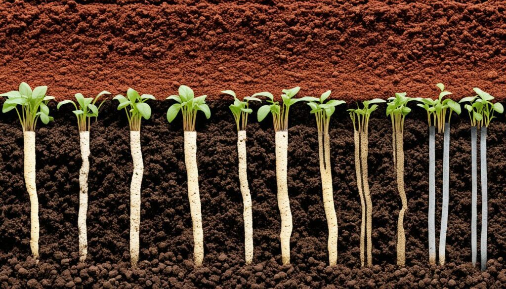 Soil oxygen levels