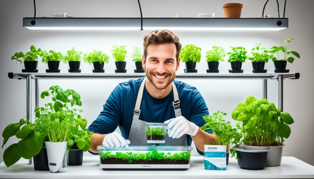 Starting a hydroponic garden