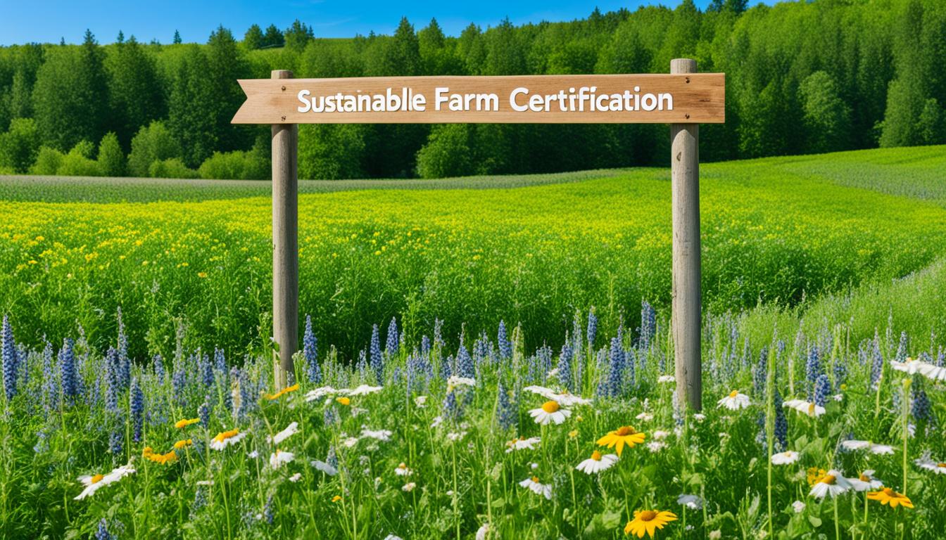 Sustainable farm certification