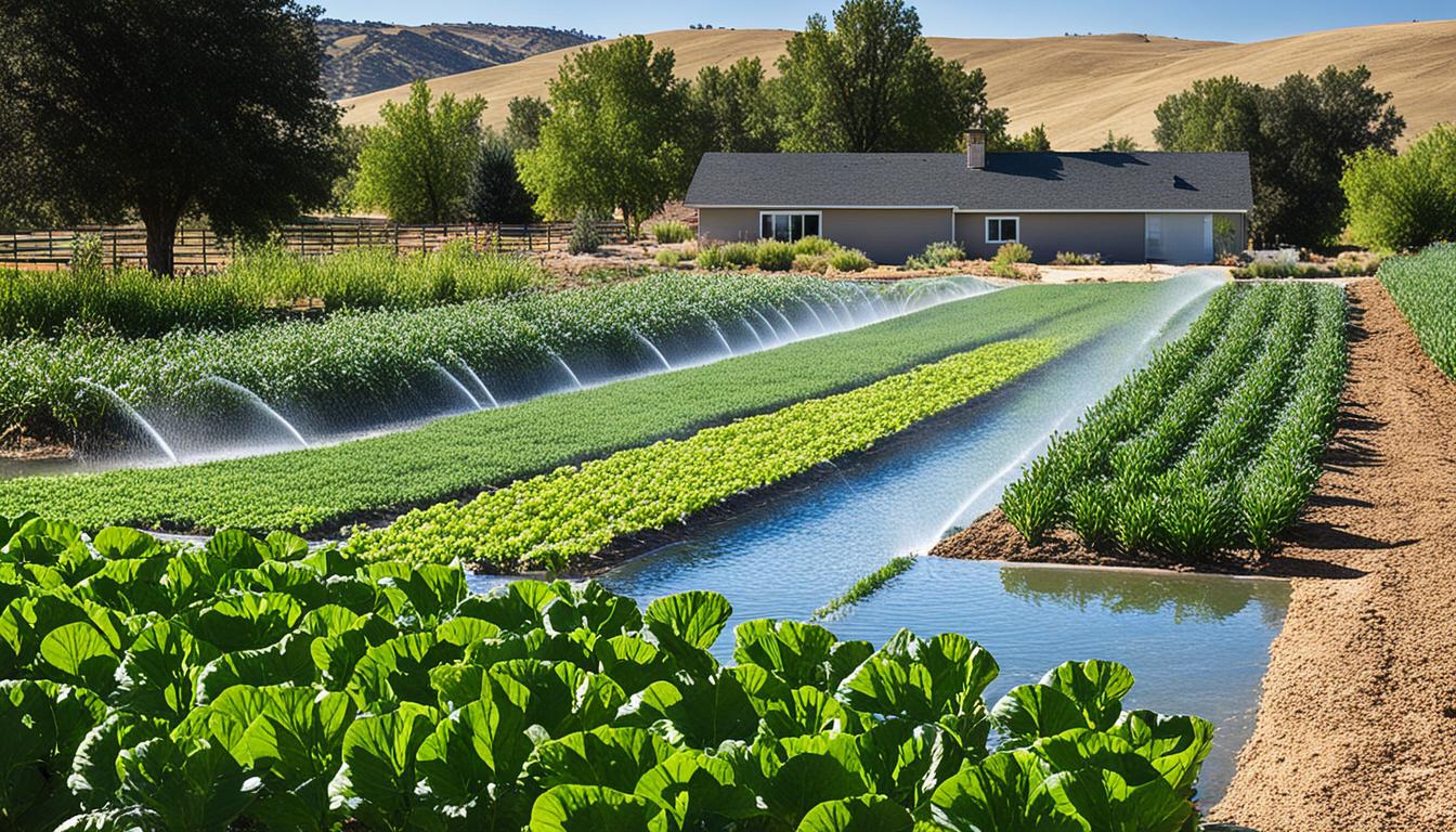 Water conservation in farming