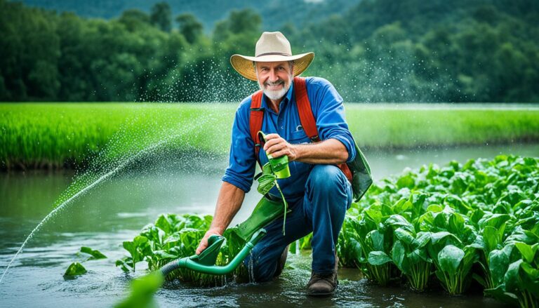 Water footprint in farming