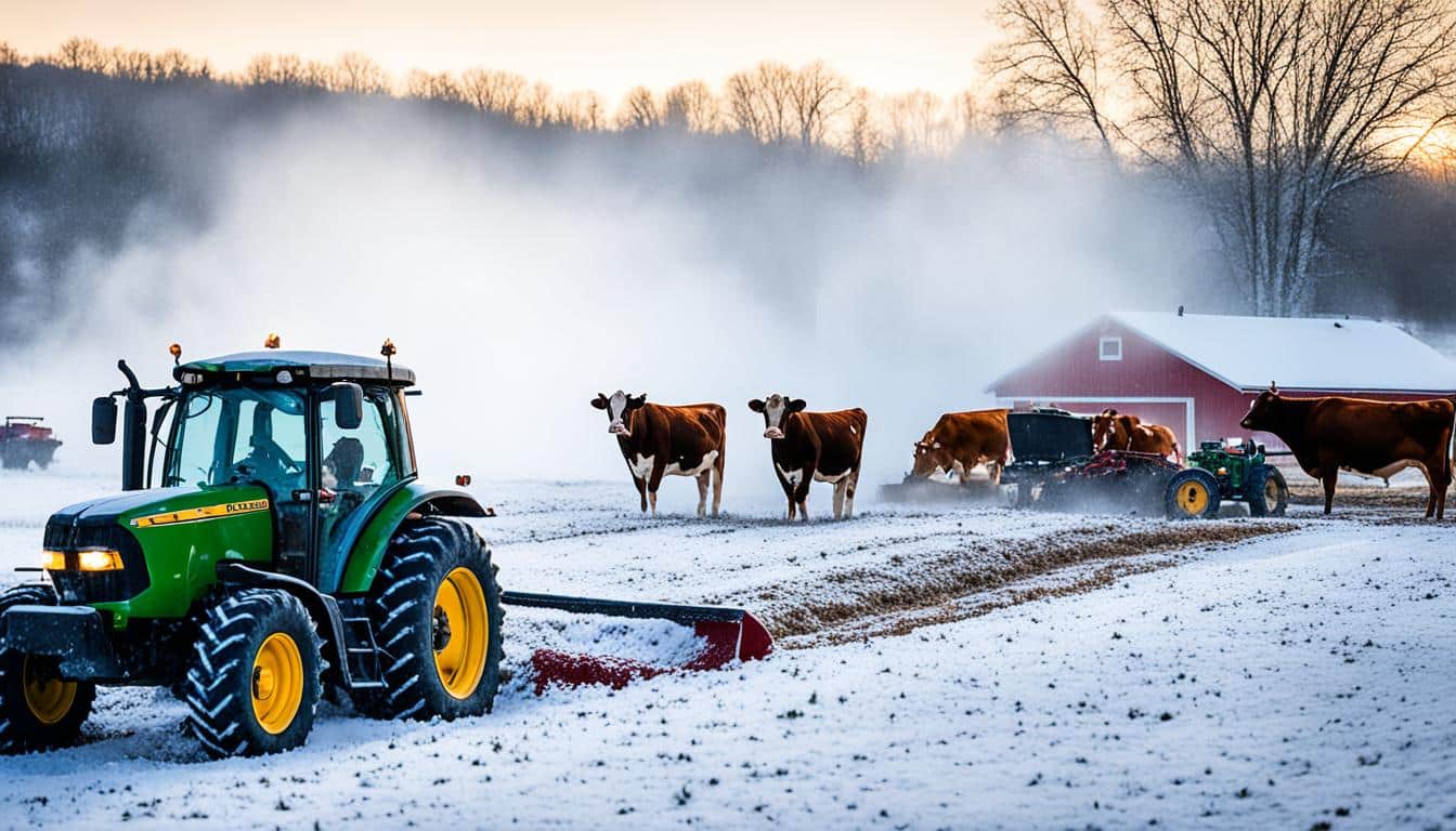 Winter farm maintenance