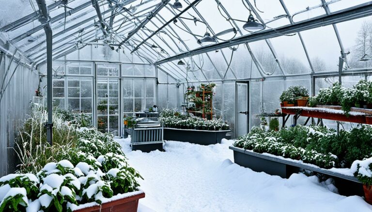 Winter greenhouse management