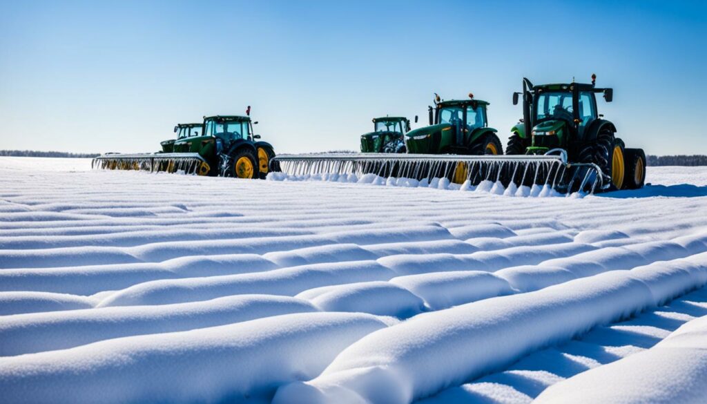 Winterising farm equipment