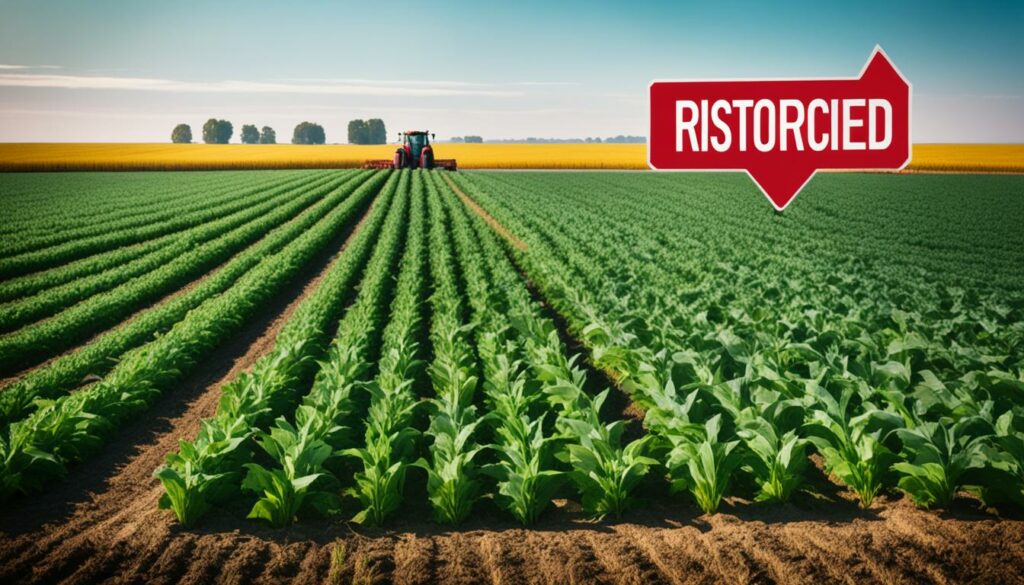 agricultural chemical restrictions