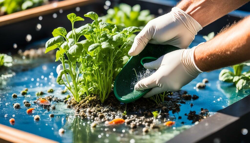 aquaponics system maintenance