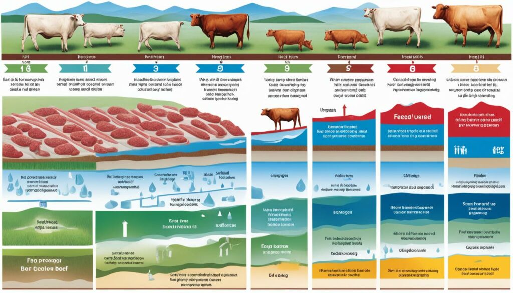 beef production water footprint