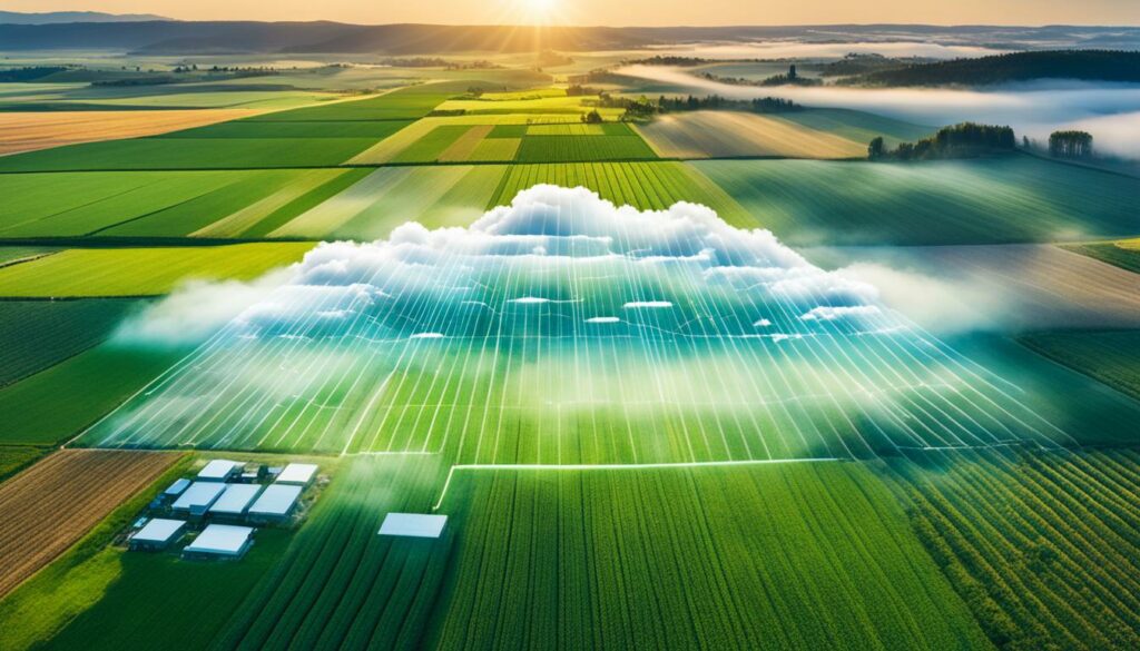 cloud-based data storage for farms