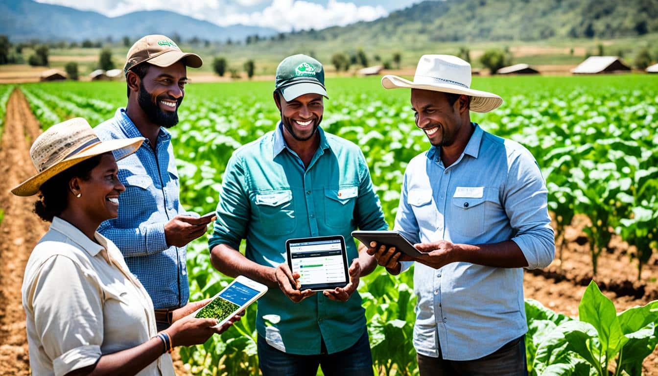 digital platforms agricultural collaboration