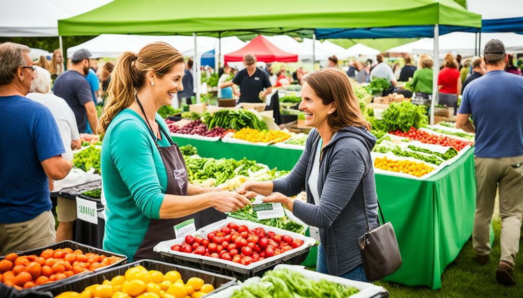 direct sales organic produce marketing
