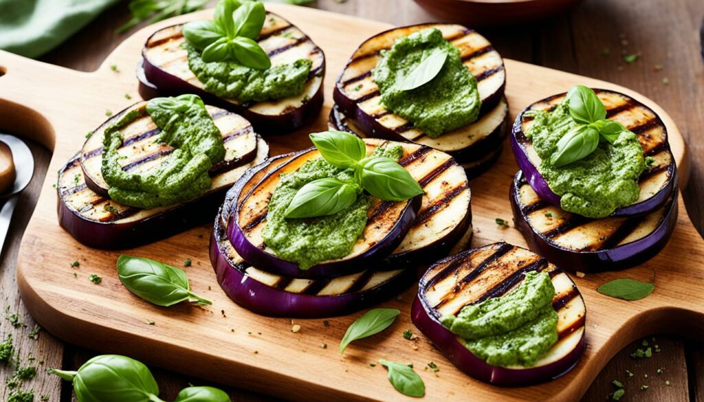 eggplant panini with pesto