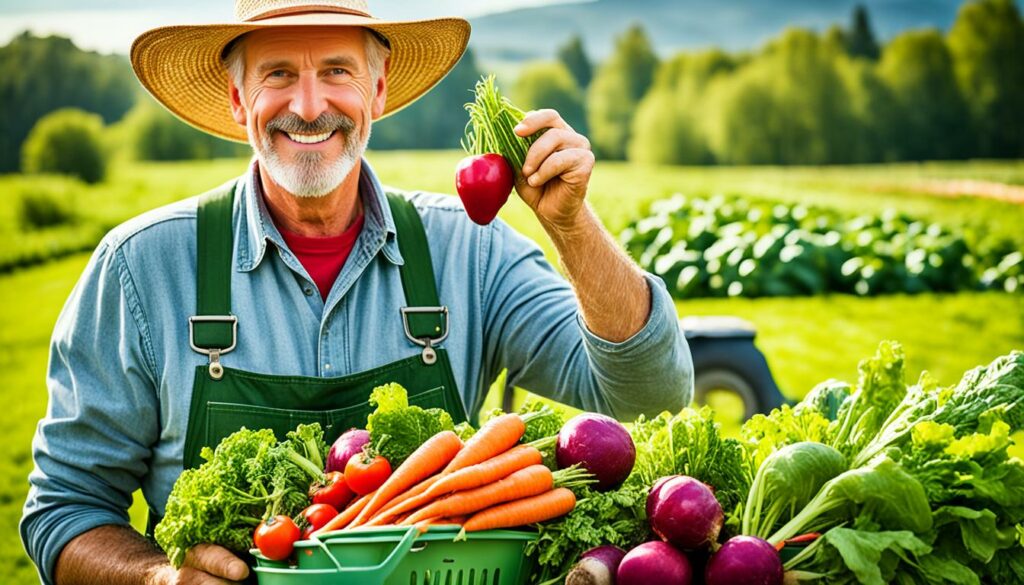 farm-inspired lunch preparation