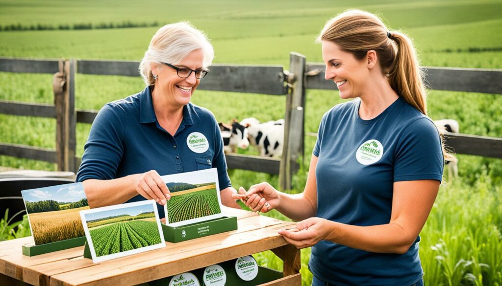 farm visits customer acquisition tool
