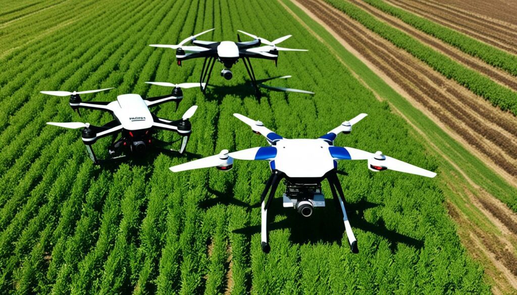 fixed-wing agricultural drones and multirotor UAVs in farming