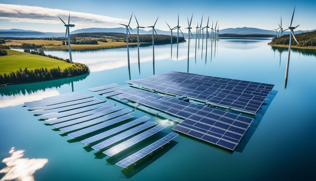 floating solar farms