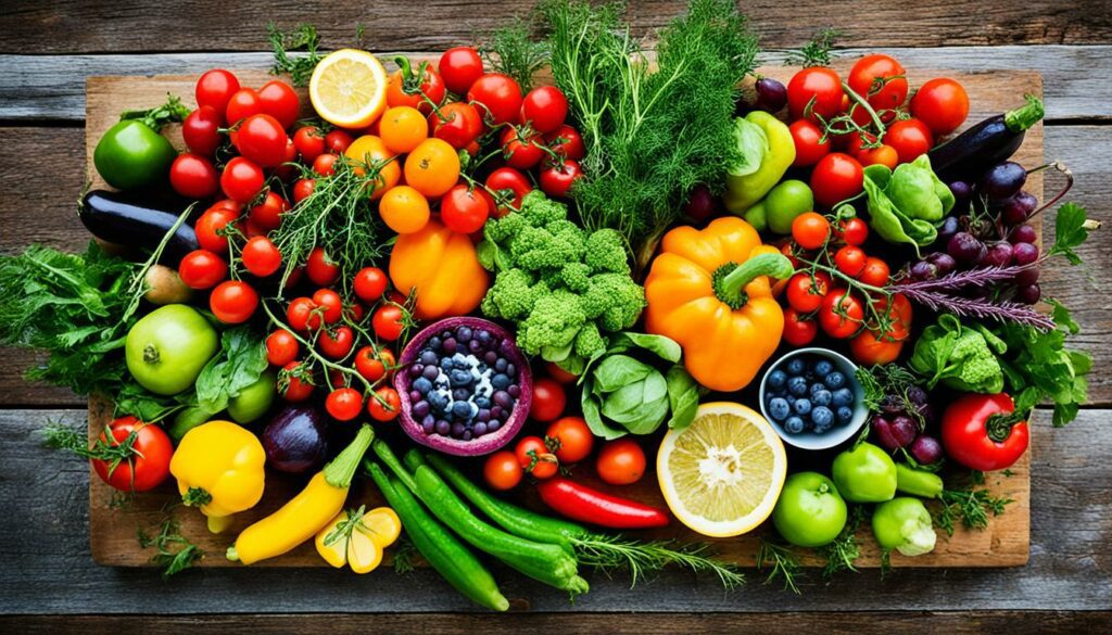 gourmet dinner farm produce