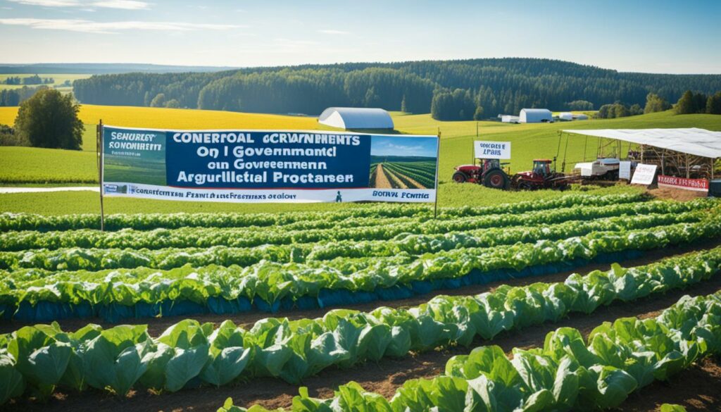 government agricultural projects