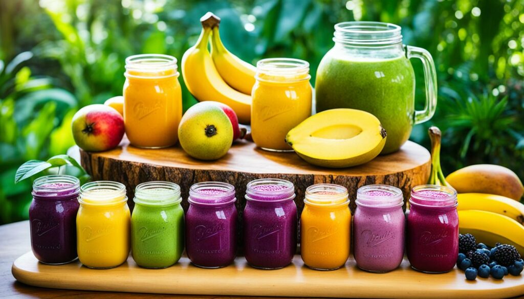 homemade smoothies