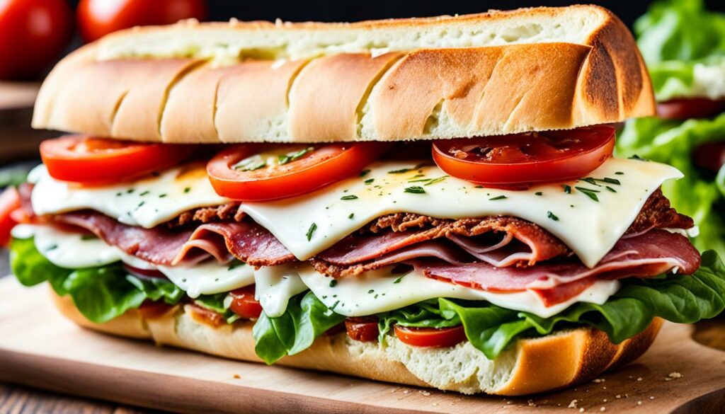 hot Italian sandwiches