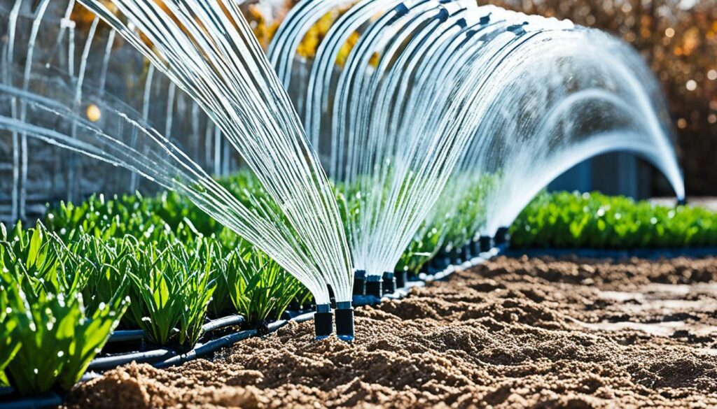 irrigation system winterisation