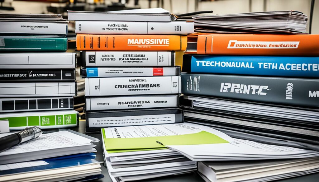 machinery manuals