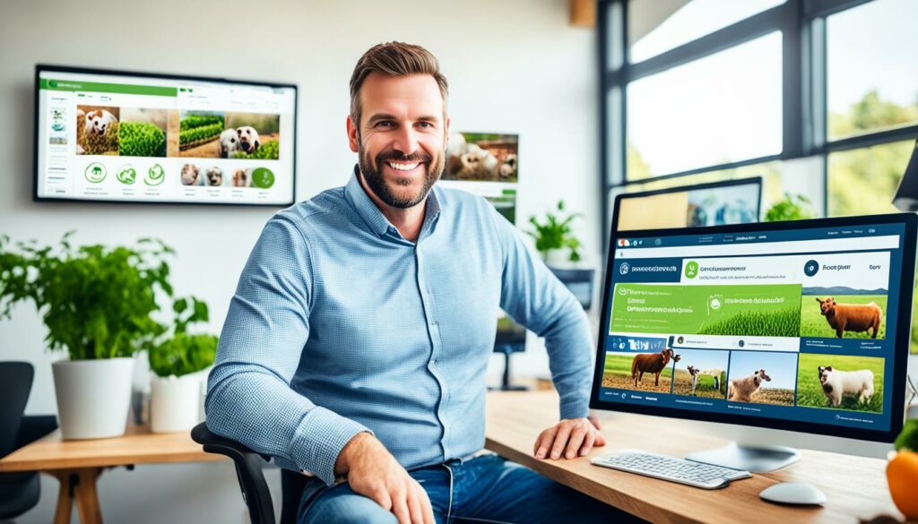 online business profile management