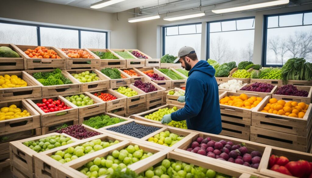 organic crop storage