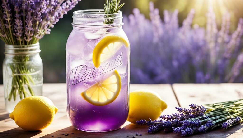 organic lavender lemonade