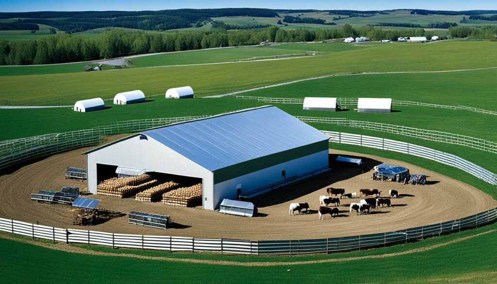 permanent livestock shelters