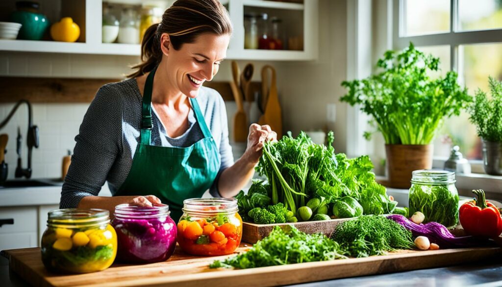 preparing heirloom vegetables