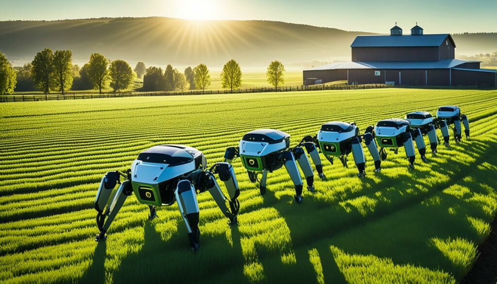 quadruped robots agriculture