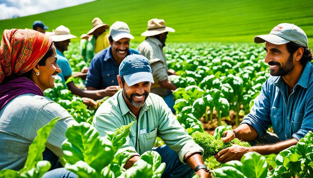 role of cooperative farming networks