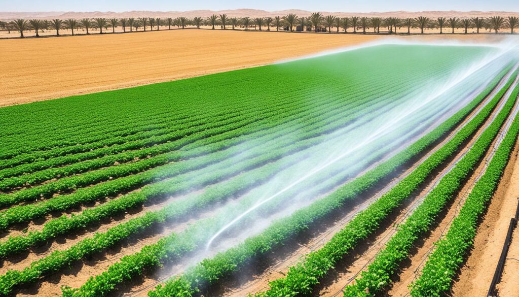 role of technology water-efficient farming