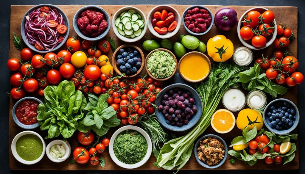 seasonal farm produce menu