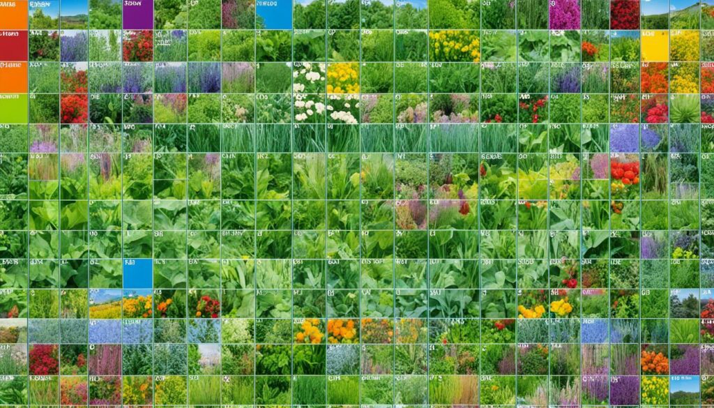 seasonal planting calendar