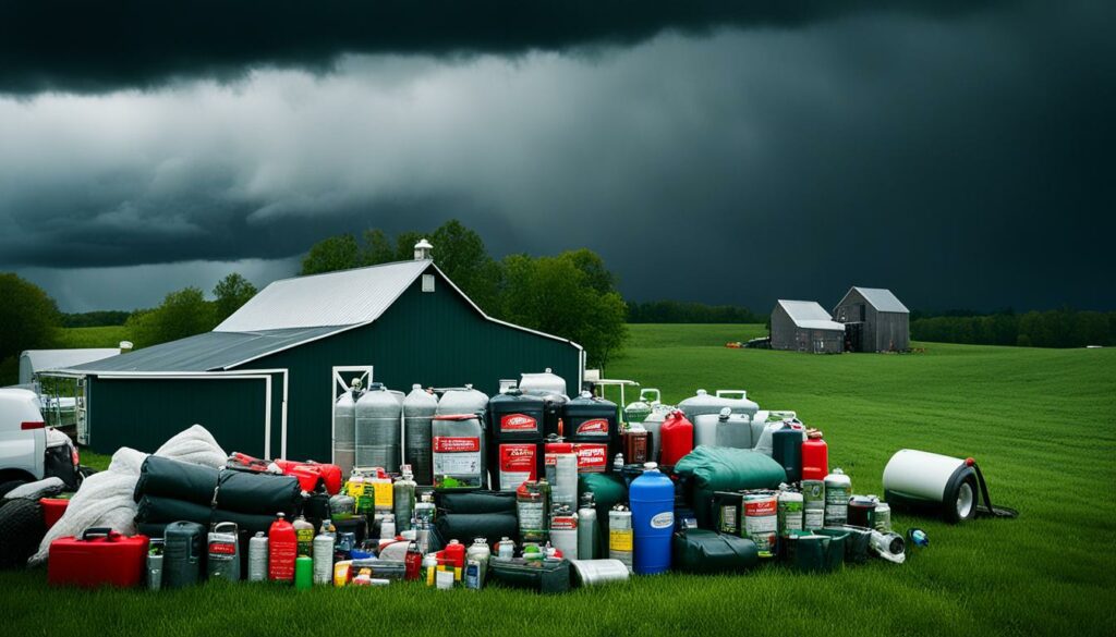 severe weather farm supplies