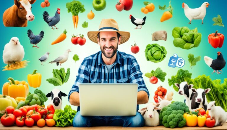 social media farm sales