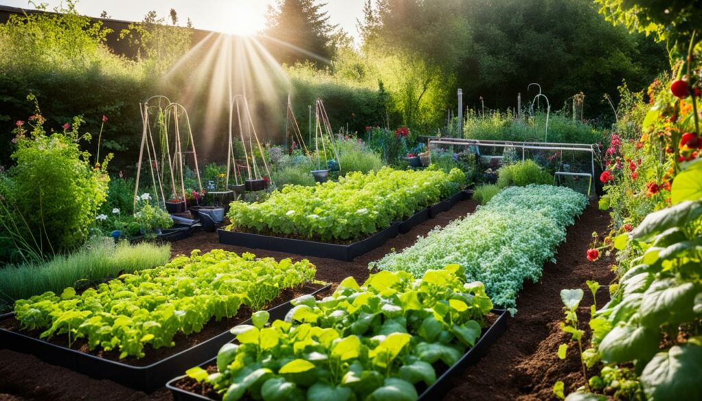 vegetable garden fertilisation