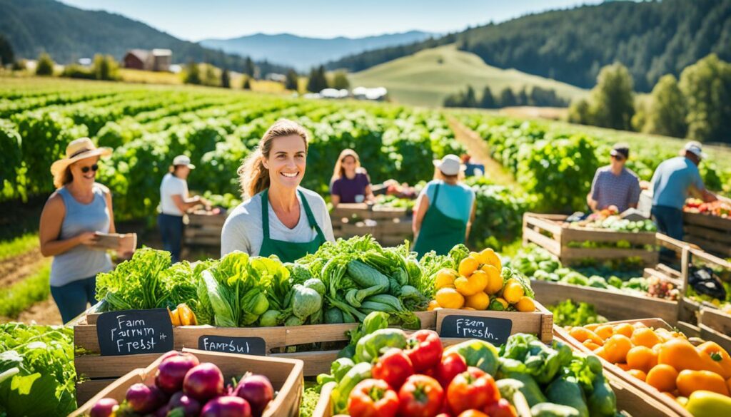visual content for online organic farm communities