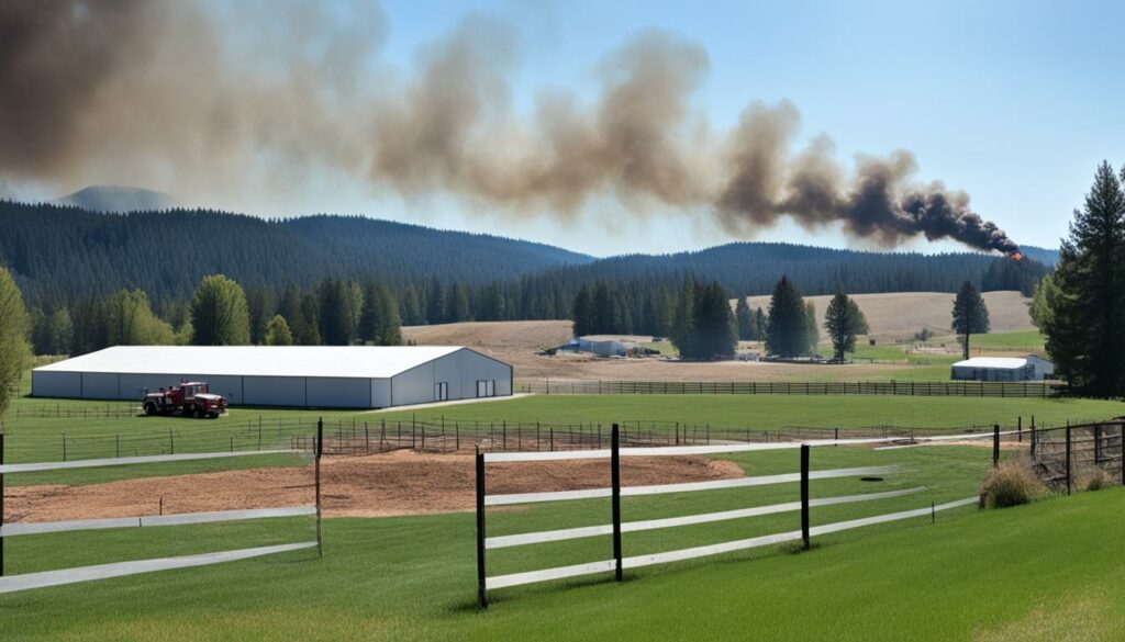 wildfire defensible space